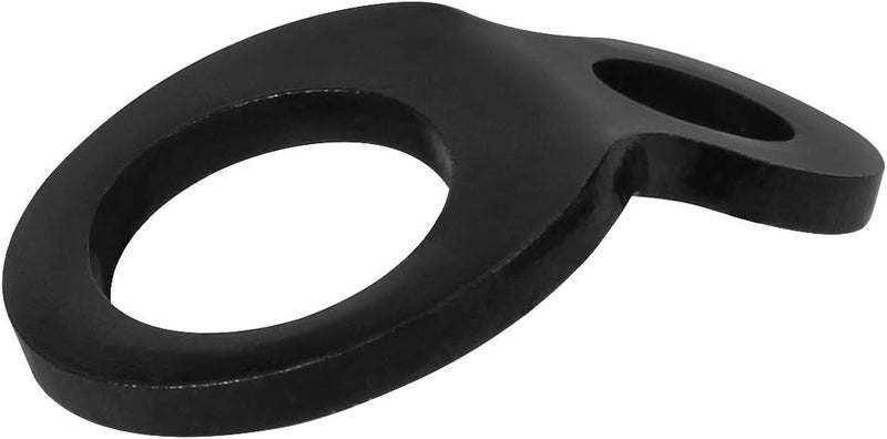 JCHL Multi-Purpose Tie Down Strap Rings Stainless Steel Tie-Down Anchors Hooks for Mounting in The Garage, Work Shop, Truck, Trailer, Golf Cart, Fence Black (4-Pack) - Image 5