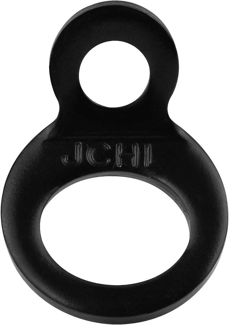 JCHL Multi-Purpose Tie Down Strap Rings Stainless Steel Tie-Down Anchors Hooks for Mounting in The Garage, Work Shop, Truck, Trailer, Golf Cart, Fence Black (4-Pack) - Image 3