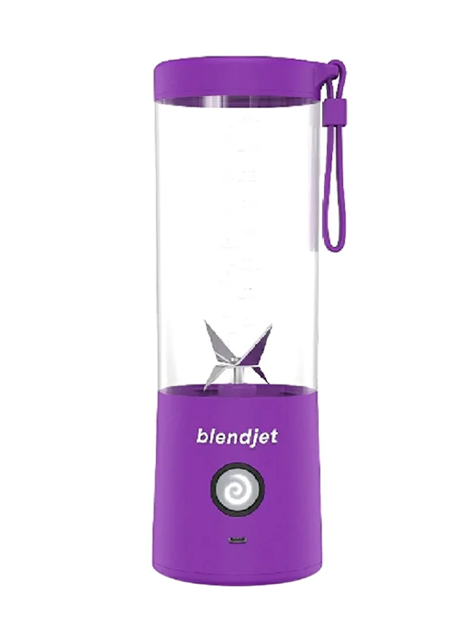 بليندجيت BJ-2-PURPLE في 2 خلاط محمول قابل للشحن باليو اس بي وخالي من البي بي بنفسجي وشفاف 475 مل