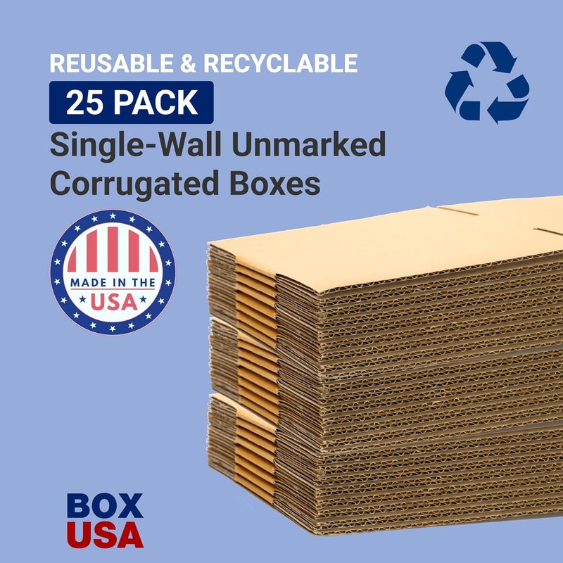 BOX USA Shipping Boxes 24"L x 4"W x 4"H 25-Pack Long Corrugated Boxes for Moving, Shipping, Mailing, Packing, Packaging and Storage - Image 3