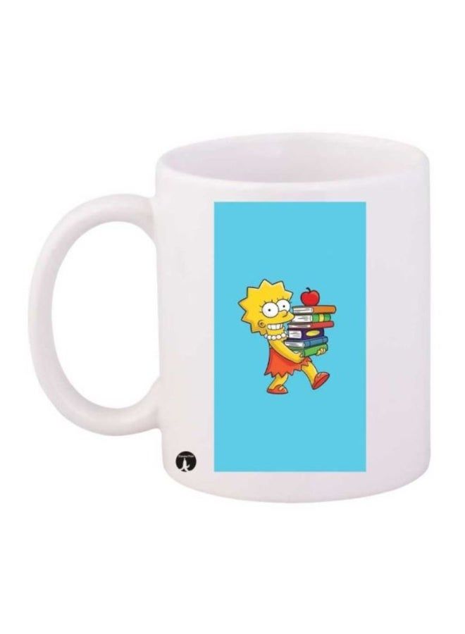 RKN Simpsons Printed Mug White/Blue/Yellow - Image 2