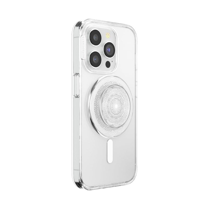PopSockets Phone Grip for MagSafe, Magnetic Holder, Phone Stand, Clear - Doily Life - Image 2
