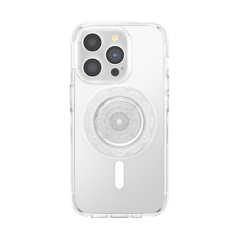 PopSockets Phone Grip for MagSafe, Magnetic Holder, Phone Stand, Clear - Doily Life - Image 3