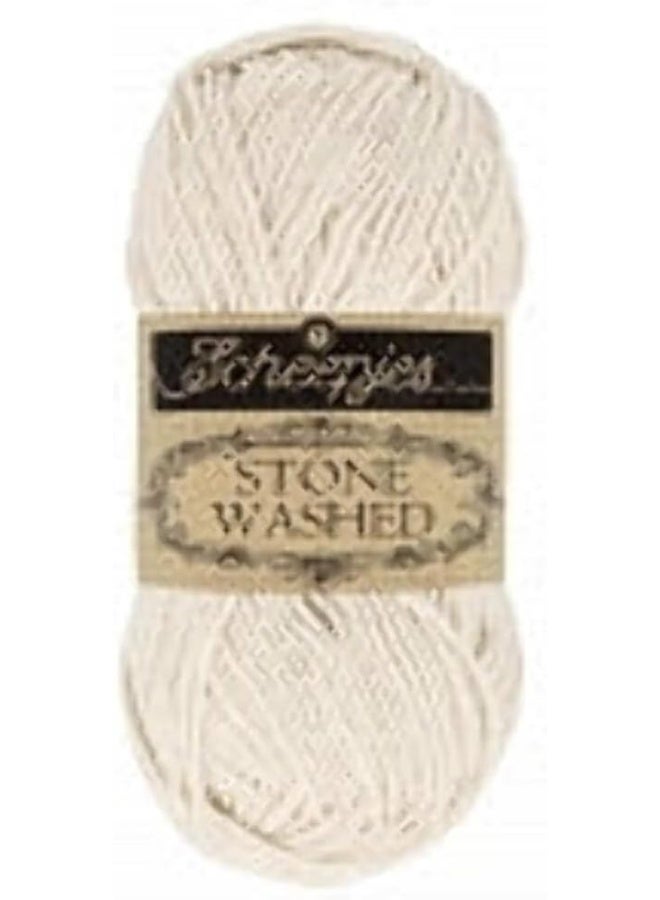 Scheepjes Stone Washed Yarn, 50 g Ball â€“ 809 Yellow Jasper - Image 2