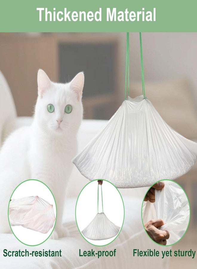 ZPSOX 20 Count 36" x 18" Cat Litter Box Liners bag xl extra large, 2 Rolls Drawstring Litter Bags, Extra Thick Litter Pan Liners Heavy Duty,（2-Pc/20 Counts） - Image 4