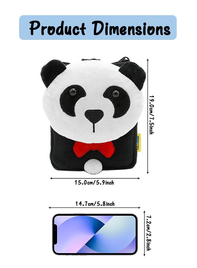HomarKet Kids Crossbody Purse Cartoon Cute Panda Shoulder Bag Handbag Little Girl's and Boy's Toddler Wallet Bag  - Image 4