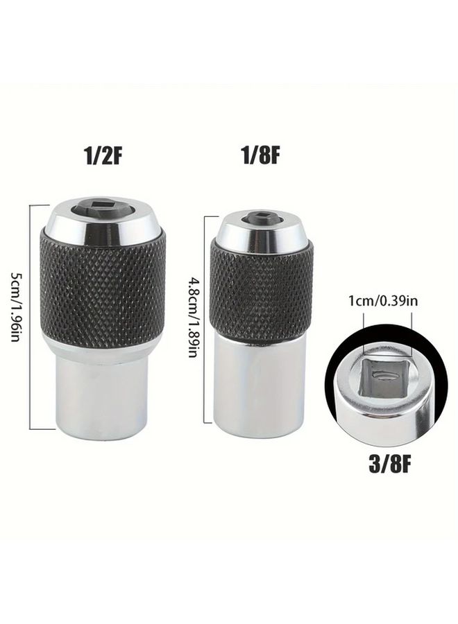 2pcs High Speed Steel Tap Socket Set Adjustable Jaw Extraction Tool - Image 2