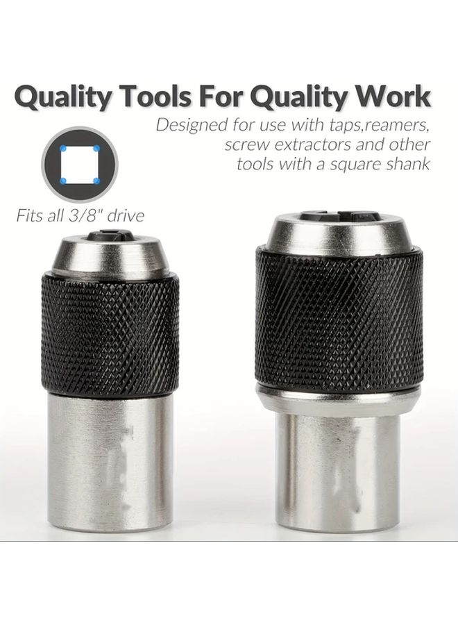 2pcs High Speed Steel Tap Socket Set Adjustable Jaw Extraction Tool - Image 4
