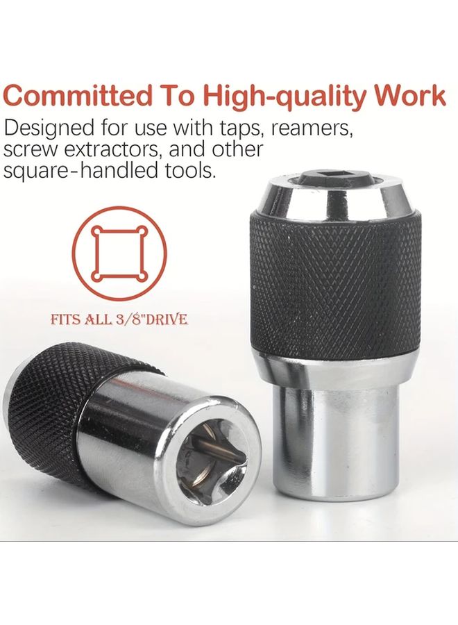 2pcs High Speed Steel Tap Socket Set Adjustable Jaw Extraction Tool - Image 5
