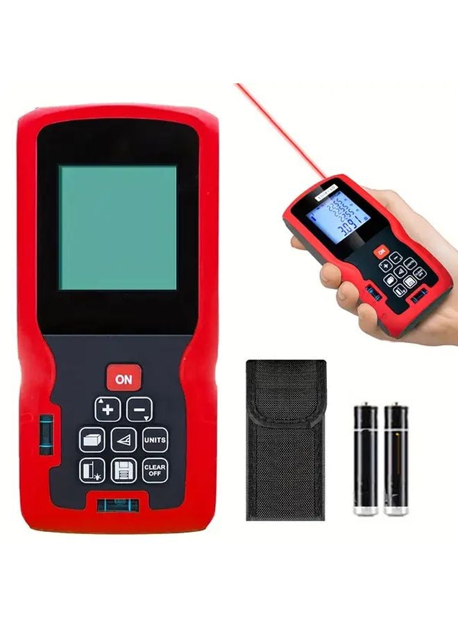 40m Digital Laser Tape Measure Electronic Angle Sensor LCD Display Area Volume - Image 2