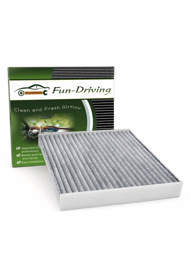 FUN-DRIVING FD157 Cabin Air Filter for AVALON/CAMRY/COROLLA/PRIUS/PRIUS PRIME/RAV4,ES350/RX350/RX350L/RX450H/RX450HL,CX-9,Replace 87139-0E040/TK48-61-J6X - Image 1