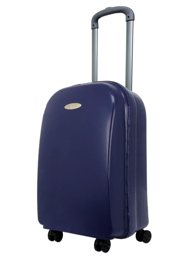 Reflection REFLECTION Hard Luggage, Trolley Bag with PP Plastic Body with Soft 3 Level Adjustable Handle, Blue, 69 cm