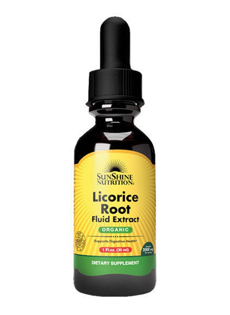 SUNSHINE NUTRITION - Licorice Root Fluid Extract 1FL OZ 30 Ml - Image 1