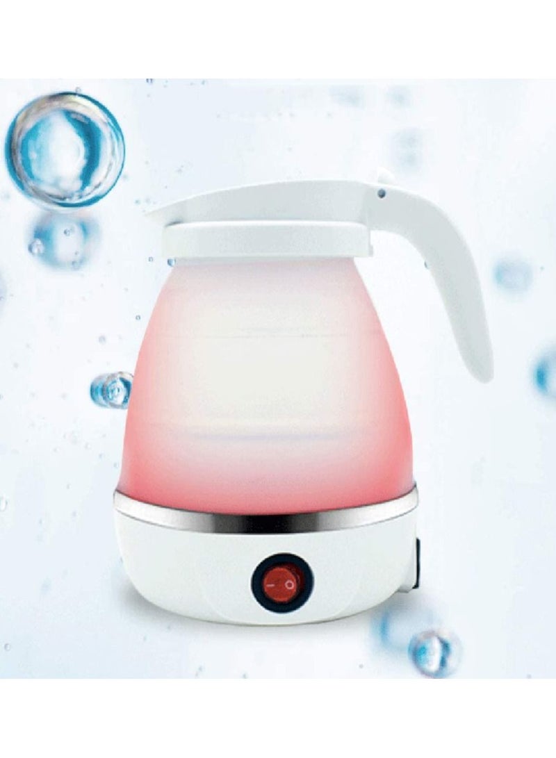 Travel Foldable Electric Kettle, Collapsible Water Boiler for Coffee Tea, Small Electric Kettle Food Grade Silicone, Boil Dry Protection, Water Heater Used in Coffee  - Image 2