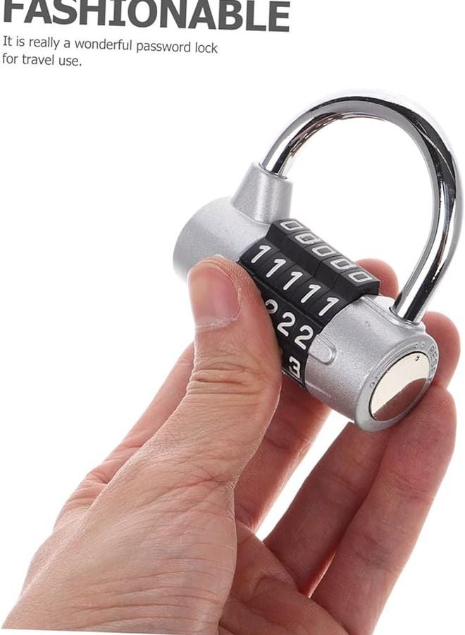 Heavy Duty Combination Padlock Easy Reset High Security Lock for Travel - Image 4