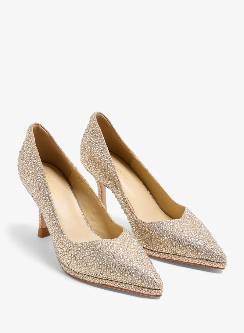 Lorianne  Hasini - Crystal Platform pumps for Women | Best Price UAE