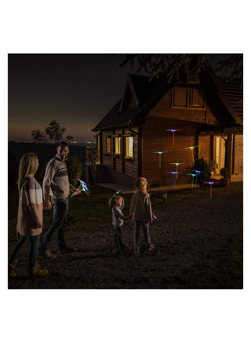 SYOSI Helicopter Flying Toys, 25Pcs Luminous Bamboo Dragonfly, Bamboo Dragonflies for Kids, Flying Bamboo Dragonfly, Bamboo Dragonfly Toys, Bamboo Dragonfly Shaped Toys, Outdoor Toy for Kids Party Gift - Image 4