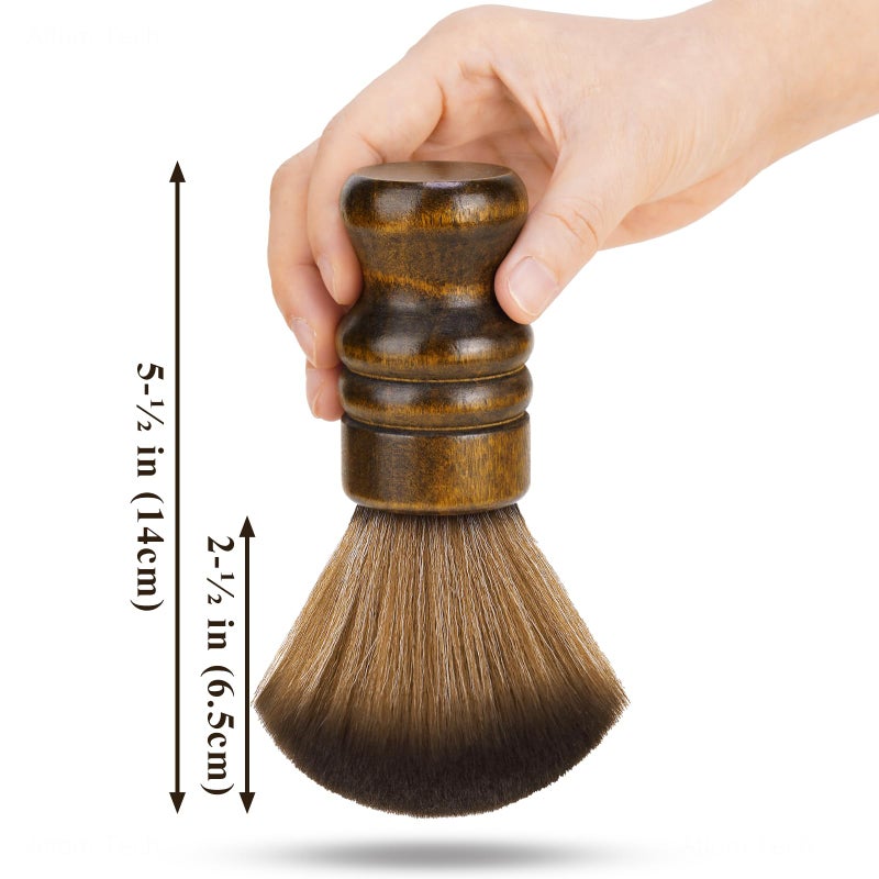 NiHome Anti-Static Vinyl Record Cleaning Brush with Beech Wood Handle - Image 2