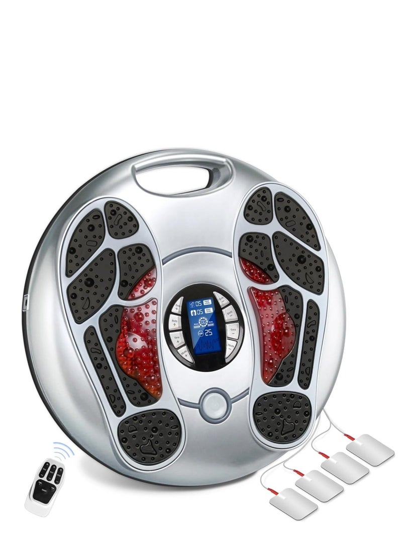 الأزرق جي دبليو EMS Foot Massager for Neuropathy, FSA HSA Approved Products, Circulation Stimulator, and Pain Relief, 25 Modes 99 Intensities, Ideal Gift Women/Men - Image 1