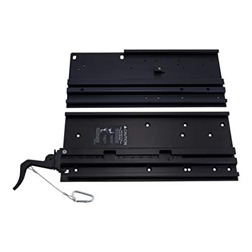Motorguide 8M0095972 Universal Aluminum Quick-Release Bracket Kit for Electric Trolling Motors, Black Finish - Image 3