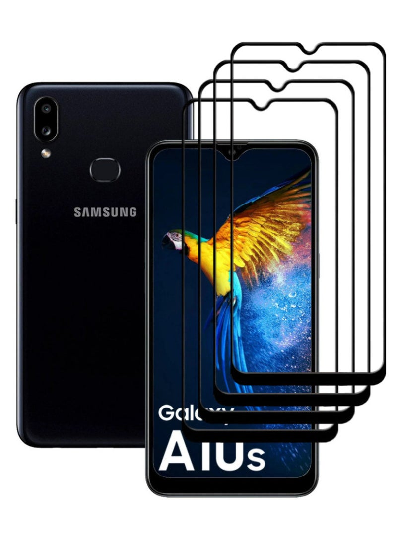 ACLIX 4 Pieces Antistatic ESD Dustproof Premium Quality High Definition Tempered Glass Screen Protector Designed For Samsung Galaxy A10s - Image 1