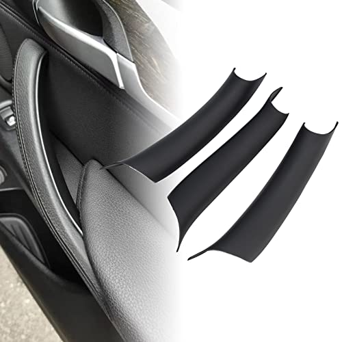 GEATaaT Door Pull Handle Covers Compatible with BMW X5 Series F15/F85 2014-2018, BMW X6 Series F16/F86 2015-2018(3PCS)(Black) - Image 1