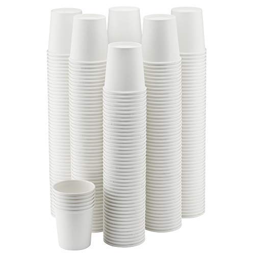 NYHI 150 Pack 8 oz White Paper Disposable Coffee Cups Hot Cold Beverage Drinking Cup for Water Juice Espresso Tea Ideal for Water Coolers Party - Image 1