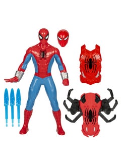 SPIDERMAN Marvel Spider-Man Thwip Blast Spider-Man Action Figure with Accessories, 11-Inch-Scale Super Hero Toys for Kids Ages 4 and Up  - Image 2