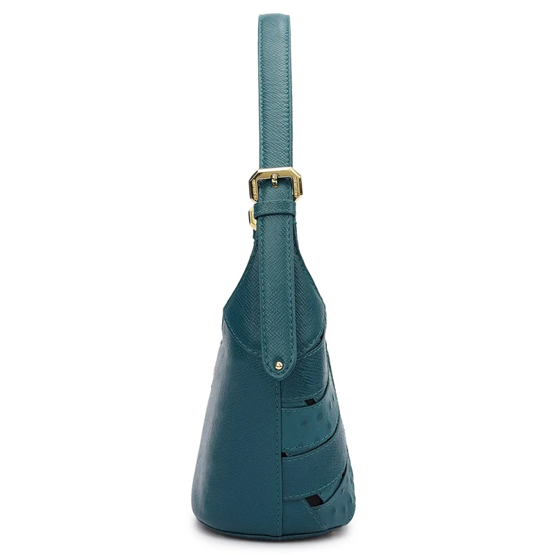 Da Milano  Da Milano Women's Leather Baguette Bag - Tresser (S) for Women | Best Price UAE