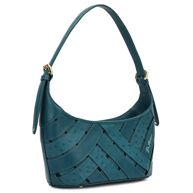 Da Milano  Da Milano Women's Leather Baguette Bag - Tresser (S) for Women | Best Price UAE