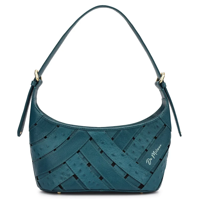 Da Milano  Da Milano Women's Leather Baguette Bag - Tresser (S) for Women | Best Price UAE