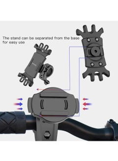 Yesido Yesido C66 Bike Bicycle Motorcycle Mobile Phone Holder Mount Universal 360 Degree Adjustable Rotation Compatible With Iphone 12 Mini/12/12 Pro, Samsung Galaxy S21/20 Or Note, Huawei And More  - Image 2