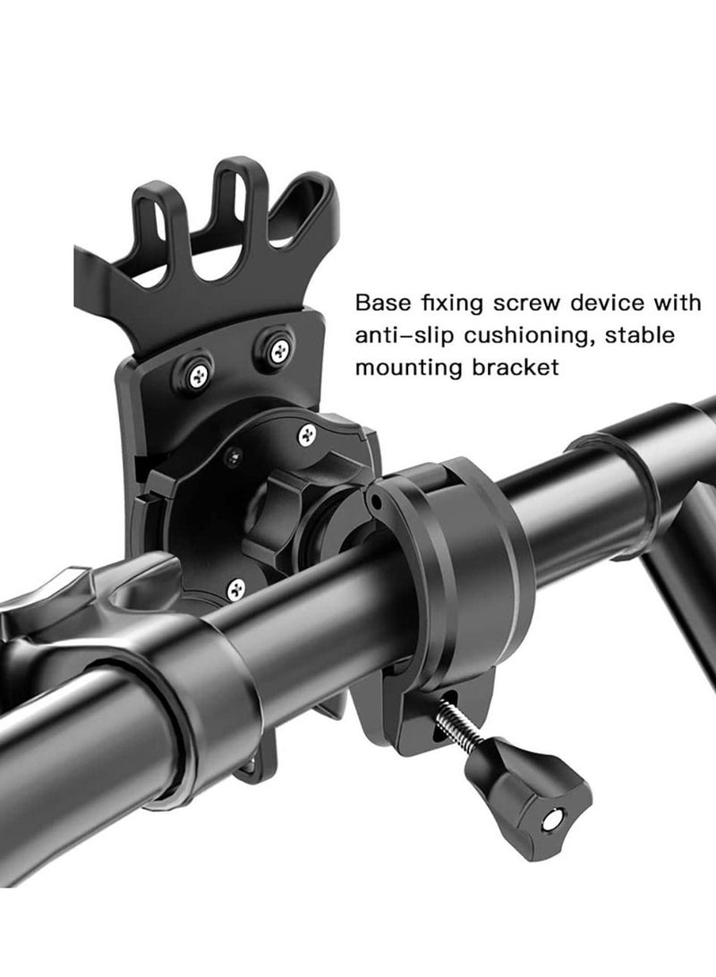 Yesido C66 Bike Bicycle Motorcycle Mobile Phone Holder Mount Universal 360 Degree Adjustable Rotation Compatible With Iphone 12 Mini/12/12 Pro, Samsung Galaxy S21/20 Or Note, Huawei And More - Image 4