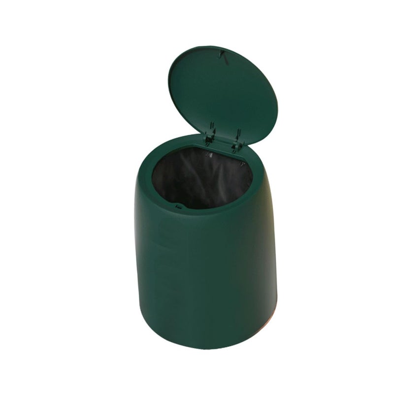 Household Double-Layer Waste Bin with Pressing Lid, Eco-Friendly Kitchen Trash Can with Lid for Office and Home Use, Covered Waste Container for Indoor Trash Storage - Image 1