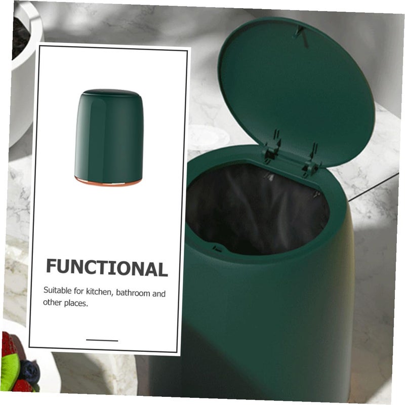 Household Double-Layer Waste Bin with Pressing Lid, Eco-Friendly Kitchen Trash Can with Lid for Office and Home Use, Covered Waste Container for Indoor Trash Storage - Image 4