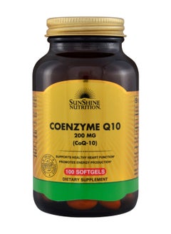 SUNSHINE NUTRITION Nutrition Coenzyme Q10 200Mg 100 Softgels 