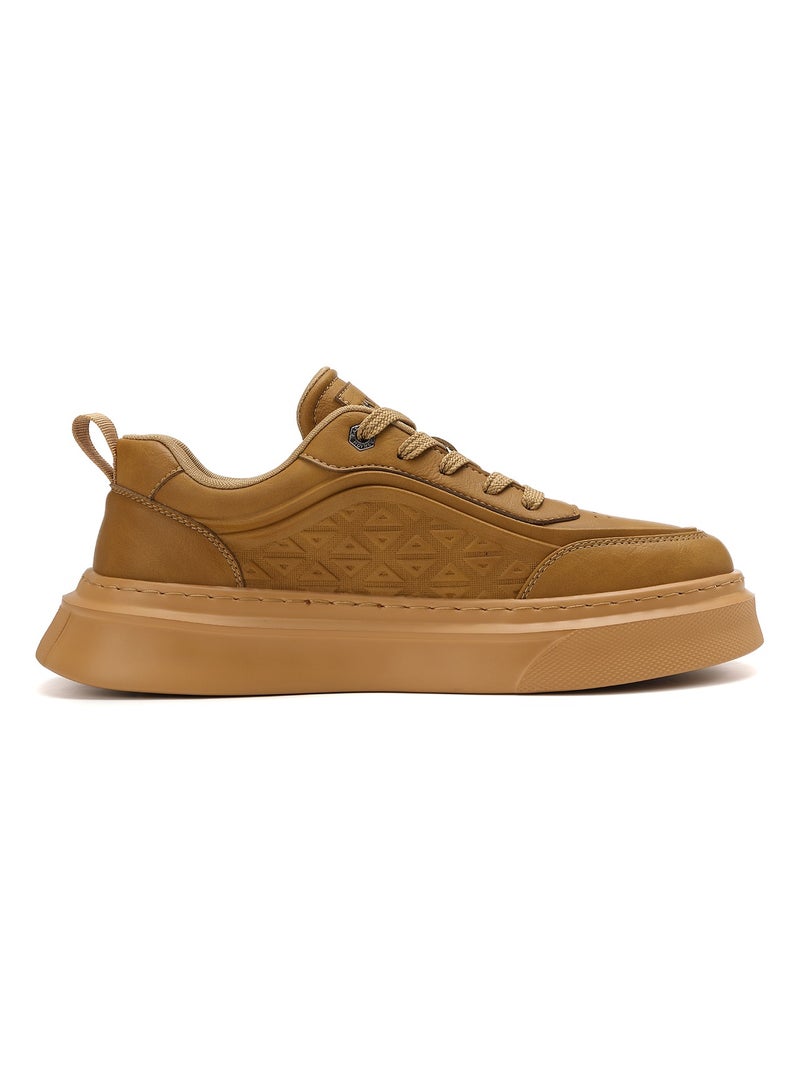 Sky View SKY VIEW Men's Fashion Shoes Ultrafine Fiber Vamp Casual Shoes For Men Non Slip Lace Up Chunky Sneakers Cushioned And Lightweight Low Top Walking Shoes  - Image 2