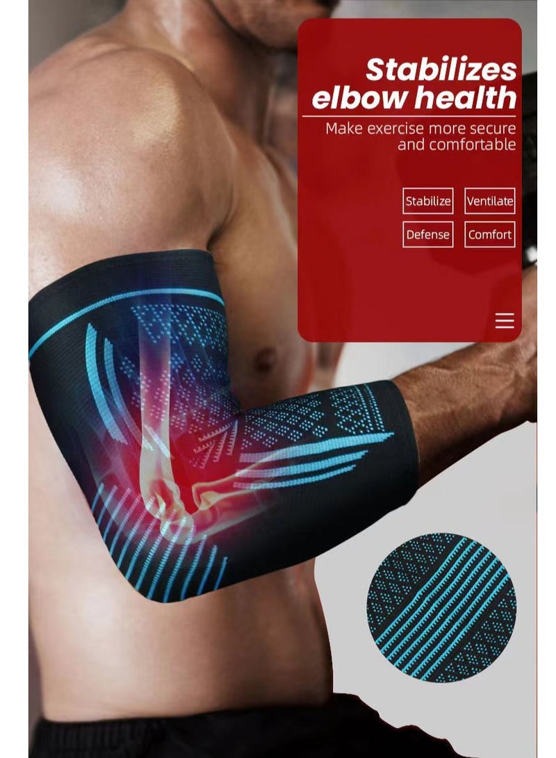 Generic Fitness Elbow Brace Compression Support Sleeve  for Tendonitis, Tennis Elbow, Golf Elbow Treatment - Reduce Joint Pain During Any Activity  - Image 3
