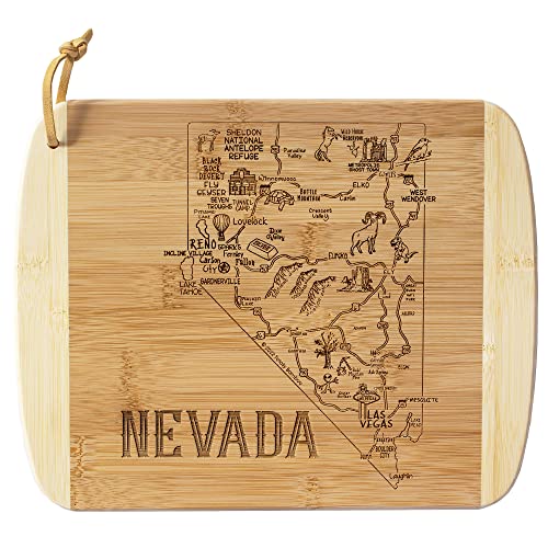 Totally Bamboo A Slice of Life Nevada State Serving and Cutting Board 11 x 875
