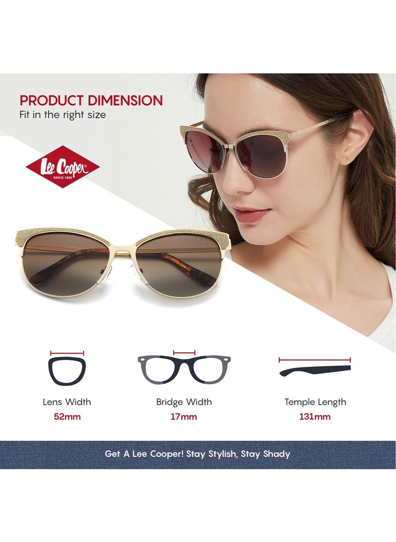 Lee Cooper - Womens Cat Eye Polarized Sunglasses UV Protection Designer Style Sunnies - Image 1