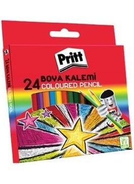 Pritt Crayon Cardboard Box Full Size 24 Colors 1221351 