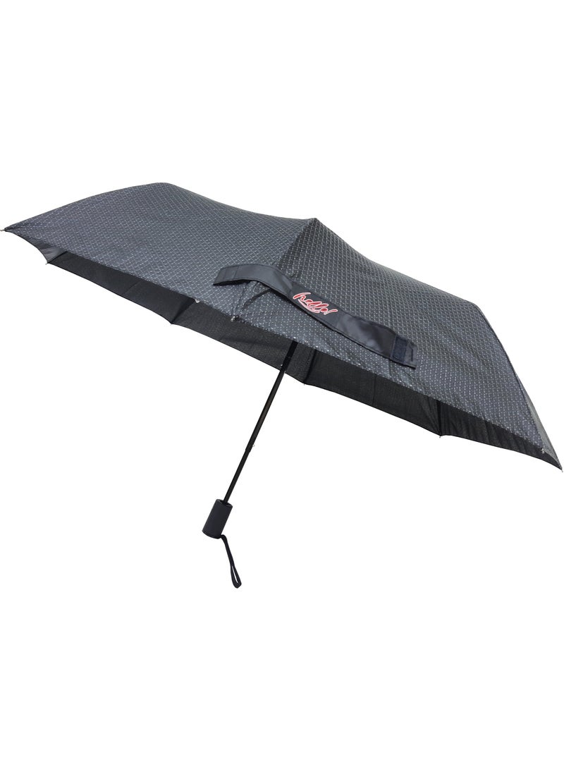 Hello 3 Fold Automatic Umbrella with Gel Dot Print - Image 2