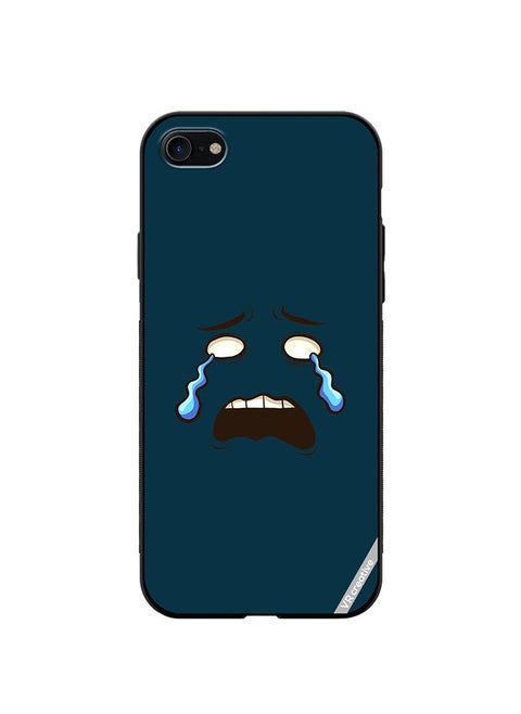 Protective Case Cover For Apple iPhone 7/8/SE 2020 Crying Face Design Multicolour