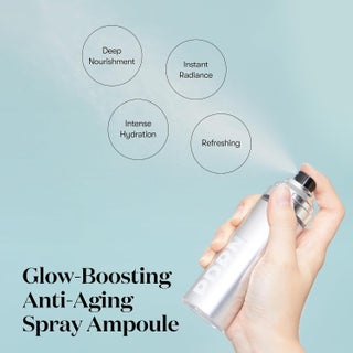 PDRN Glow Ampoule, PDRN Facial Mist, Deep Hydration Spray Serum, Vegan Skin Care, Light-weight Face Moisturizer, Plumping Effect, Fragrance-Free, Korean SkinCare (3.38 fl oz / 100 ml) - view 4