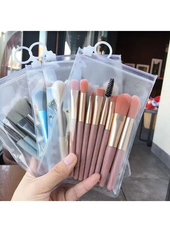 Gray Professional Makeup Brush Set With Eyeshadow Foundation Contour Kit - Image 3