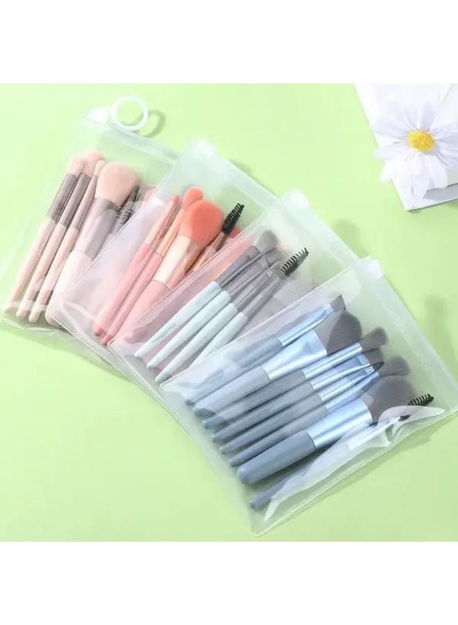 Gray Professional Makeup Brush Set With Eyeshadow Foundation Contour Kit - Image 2