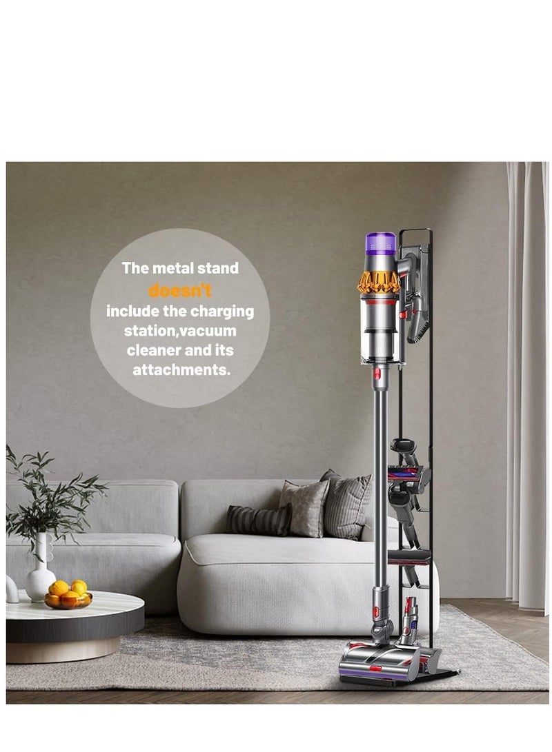 XICEN حامل مكنسة كهربائية لـ Dyson V11 V10 V8 V7 V6، حامل معدني ثابت للتخزين لـ Dyson DC30 DC31 DC34 DC35 DC58 DC59 DC62 المكانس الكهربائية اللاسلكية وملحقاتها  - Image 4