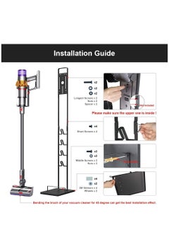 XICEN Vacuum Cleaner Stand for Dyson V11 V10 V8 V7 V6, Stable Metal Storage Bracket Stand Holder for Dyson Handheld DC30 DC31 DC34 DC35 DC58 DC59 DC62 Cordless Vacuum Cleaners & Accessories  - Image 5