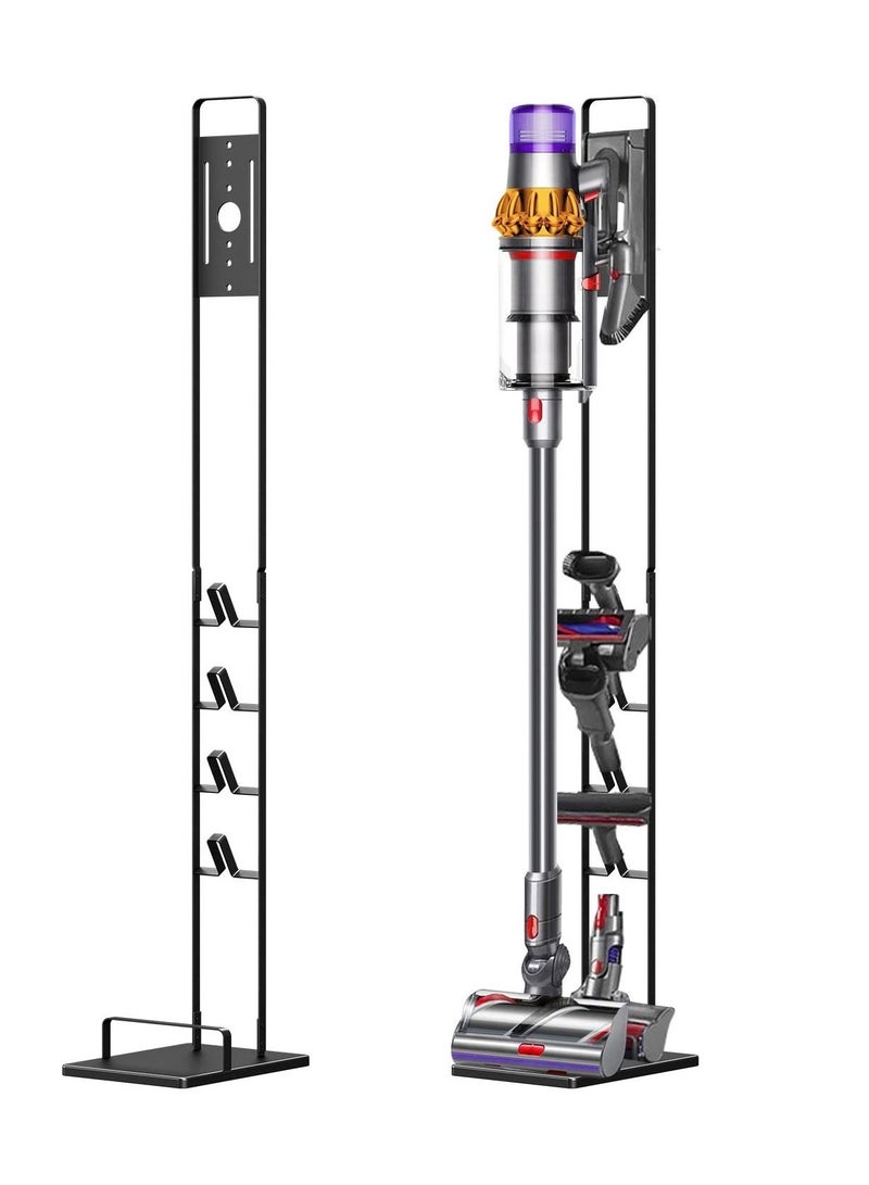 XICEN حامل مكنسة كهربائية لـ Dyson V11 V10 V8 V7 V6، حامل معدني ثابت للتخزين لـ Dyson DC30 DC31 DC34 DC35 DC58 DC59 DC62 المكانس الكهربائية اللاسلكية وملحقاتها  - Image 1