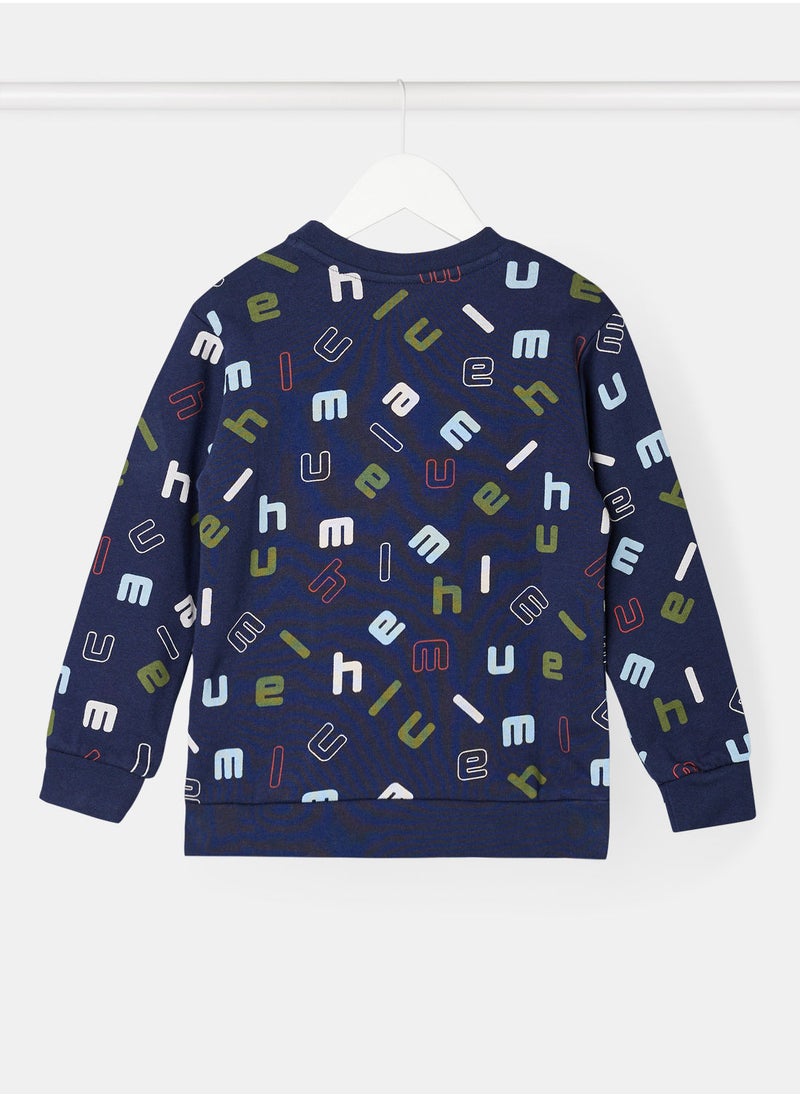 Hummel - Boys Logo Letters Sweatshirt - Image 1